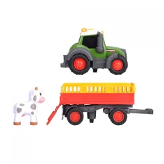 ABC Fendti prikolica za životinje s teletom - Simba Toys slika 2