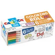 ABC mini bojanka sa 6 mini drvene bojice - Carioca