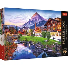 Alpsko selo u Švicarskoj 1000-dijelni premium puzzle - Trefl