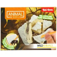 Animal World mini arheološki set – divlje životinje
