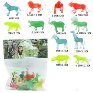 Animal World: Prozirni set od 12 figura divljih životinja