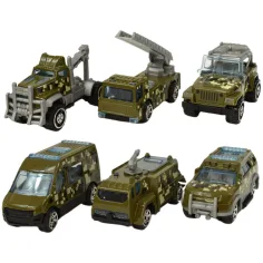 Army Die-Cast: Set od 6 vojnih malih automobila slika 2