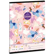 Ars Una: Doggy Friends - Pas uzorak 3.razred bilježnica s crtama 32 stranice A/5