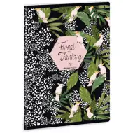 Ars Una: Floral Kakadu bilježnica na kockice A/5 40 lista