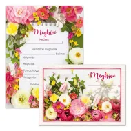 Ars Una: Pozivnica za zabavu s cvjetnim motivom s kuvertom, set od 10 komada