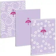 Ars Una: Soft Touch Purple Spring obična bilježnica A/4