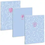 Ars Una: Soft Touch Skyblue Spring extra točkasta bilježnica A/4