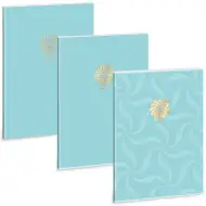 Ars Una: Soft Touch Turquoise Spring bilježnica A/4