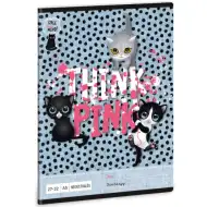 Ars Una: Think Pink kockasta bilježnica A/5 27-32