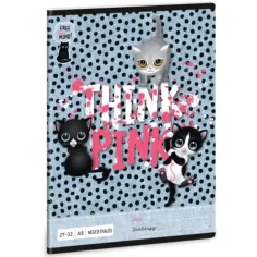 Ars Una: Think Pink kockasti bilježnica A/5 27-32