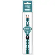 Ars Una: Trokutaste grafitne olovke B sa prugom 2kom