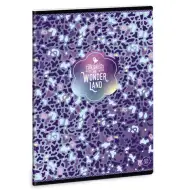 Ars Una: Wonderland Ghost Blue bilježnica na linije A/5