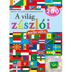 Ilustrirani atlas za djecu - Zastave svijeta s naljepnicama edukativna knjiga