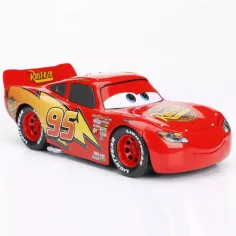 Autići: Munja McQueen metalni auto s otvorivim haubom u mjerilu 1/24 - Simba Toys slika 5