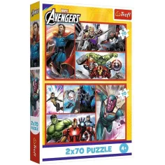 Avengers - Osvetnici - 2 x 70 komada puzzle - Trefl