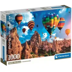 Baloni u Kapadokiji 1000 kom HQC puzzle posterom - Clementoni