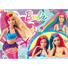 Barbie čarobne prijateljice sirene, puzzle od 48 dijelova, 35x25 cm - Lisciani slika 2