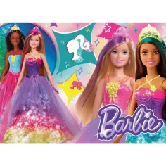 Barbie čarobni svijet 4x48-dijelni maxi podni puzzle 35x25 cm - Lisciani slika 3