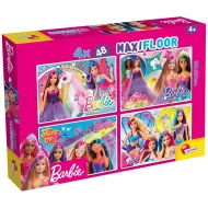 Barbie čarobni svijet 4x48-dijelni maxi podni puzzle 35x25 cm - Lisciani