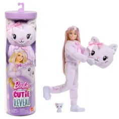 Barbie: Cutie Reveal iznenađenje lutka - Mačka - Mattel
