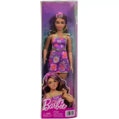 Barbie: Fashionista Prijateljice s cvjetnom haljinom i ljubičastim pramenovima – Mattel