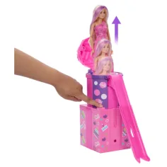 Barbie party reveal set iznenađenja s toboganom - Mattel slika 3