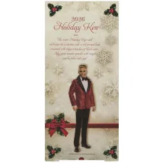 Barbie: Signature Holiday 2026 Ken kolekcionarska lutka 32 cm - Mattel slika 6