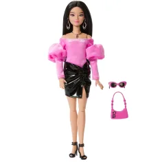 Barbie Trendi Prijateljice - Crna Mini Suknja - Mattel slika 2