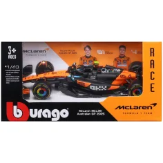 Bburago: McLaren MCL39 F1 (2025) trkaći automobil metalni automodel 1/43 (Lando Norris #4)