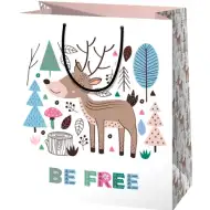 Be Free jelen uzorak normalne veličine poklon vrećica 11x6x14cm