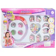 Beads Series: Set perli za izradu nakita s više od 200 perli u boji ispisanim slovima i trakom za gl