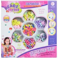 Beads Series: Set za izradu nakita s više od 300 šarenih perli različitih oblika i boja