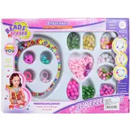 Beads Series: Set za izradu ogrlice i nakita s više od 500 šarenih perli i dodataka