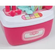 Beauty set s toaletnim stolićem s ogledalom i šminkom u kutiji za pohranu slika 4
