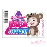 Beba u autu naljepnica