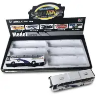 Bijelo-plavi policijski autobus sa zvukom