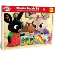 Bing i prijatelji drvena slagalica od 24 dijela s okvirom - Lisciani