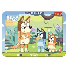 Bluey 2 u 1 okvirni baby puzzle - Trefl