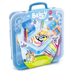 Bluey Airbrush Art poster set za izradu u kovčegu