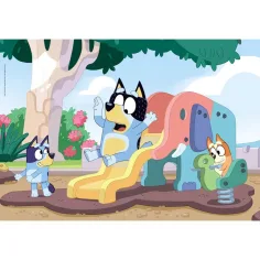 Bluey pas se spušta niz tobogan, Supercolor puzzle od 104 dijela - Clementoni slika 2
