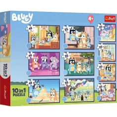 Bluey set puzzli u 10 dijelova - Trefl
