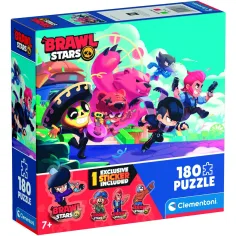 Brawl Stars Superheroji u akciji 180 komada puzzle s naljepnicom – Clementoni