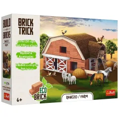 Brick Trick gradimo od cigli: Farma 130 dijelova građevinske igre - Trefl