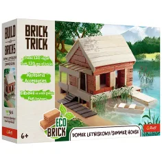 Brick Trick gradimo od cigli: Ljetna kuća 120 dijelova građevinske igre - Trefl