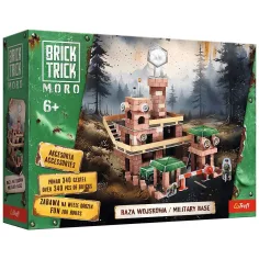 Brick Trick gradimo od cigli: Vojna baza 340 dijelova građevinske igre - Trefl