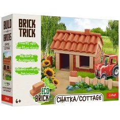 Brick Trick gradimo od opeke: Koliba 85 komada građevinske igre - Trefl