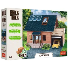 Brick Trick gradimo od opeke: Kućica s garažom 290 dijelova građevinske igre - Trefl