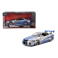 Brzi i žestoki: Brian's 2002 Nissan Skyline GT-R (BNR34) model automobila 1/24 - Simba Toys