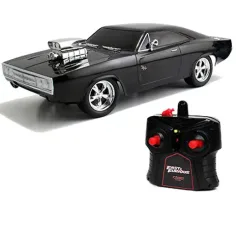 Brzi i žestoki: RC Dom's Dodge Charger R/T auto na daljinsko upravljanje 1/24 - Simba Toys slika 2