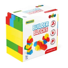 Builder Blocks 45kom - šarena kocka za gradnju - Wader